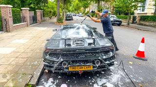 Day in the Life of a Luxury Car Cleaner in the UK [upl. by Popelka905]