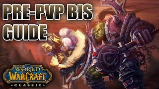 Classic WoW Warrior PrePvP BiS Guide  Gear  Enchants [upl. by Kaye]