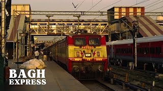 Bagh Express departs Lucknow Charbagh in the Golden Hour [upl. by Ziza60]