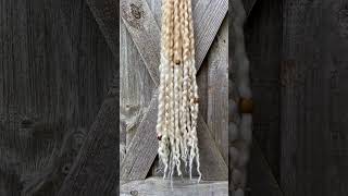 Blonde Ombre Wool Dreadlocks [upl. by Rusticus648]