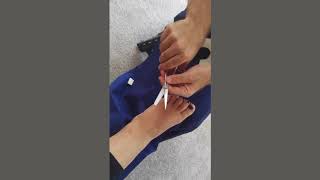 Instruction for the use of our Felt Chiropody Scissors [upl. by Cal]