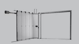 Hormann Side Sliding Sectional Garage Door HOW IT WORKS [upl. by Solrac563]