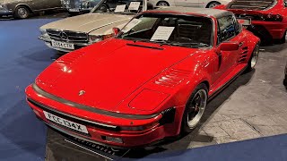 Porsche 911 Flat Nose Wide Body Whale Tail Targa 30 SC at Birmingham NEC 2024 classic car show [upl. by Aisela]