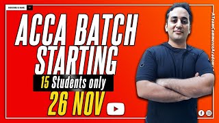 ACCA Course  Live classes  Online amp Offline classes 2024 acca [upl. by Nimra]