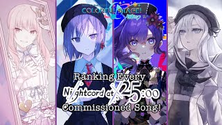 Ranking Every Nightcord at 2500 Commissioned Song  Explanations [upl. by Erodeht494]