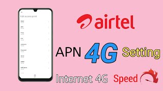 airtel apn setting 4g 2022  airtel internet setting 4g  kivabe airtel apn setting korbo [upl. by Karie]