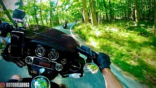 Lake Michigan Motorcycle Circle Tour  Tunnel Of Trees  Polska Jazda [upl. by Ilise]