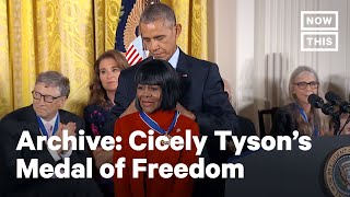 Cicely Tysons Medal of Freedom from Obama in 2016 [upl. by Trueman]