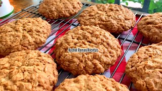 LAS MEJORES GALLETAS DE AVENA FACILES SIN BATIDORA☕️😋 [upl. by Htabazile620]