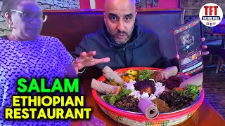 Ethiopian Feast with the Most Joyful Restaurant Owner  FOOD REVIEW  TFT [upl. by Yr276]