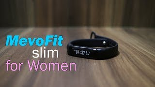 MevoFit Slim Smart Fitness Band for Women Activity Tracker Period Ovulation Tracking [upl. by Atnoid]