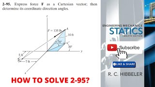 295 hibbeler statics chapter 2  hibbeler statics  hibbeler [upl. by Mireielle928]