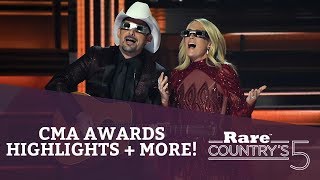 CMA Awards Highlights  More  Rare Countrys 5 [upl. by Akimahs]