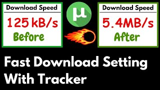 How to increase uTorrent download speed 2023  Updated utorrent download utorrent download problem [upl. by Amor373]