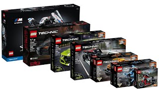 All LEGO Technic Sets January 2022 CompilationCollection Speed Build [upl. by Aznarepse694]