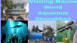 Marine World Chavakkad  Indias Largest Public Aquarium Thrissur  Bindus World [upl. by Nawak480]