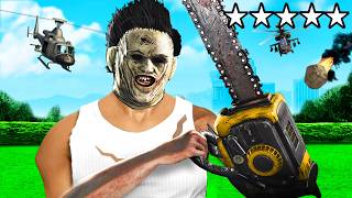 GTA 5  FRANKLIN verwandelt sich zu LEATHERFACE🪚 [upl. by Dream]