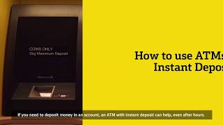 Ways to deposit money at our ATMs [upl. by Rustice]