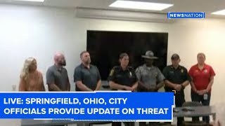 Springfield Ohio city officials provide update on threat [upl. by Arlon]