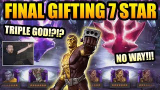 FINAL 7 STAR GIFTING CRYSTAL OPENING 2023  TRIPLE GOD CEO COMEBACK  Marvel Contest Of Champions [upl. by Niklaus]