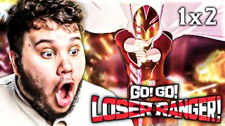 Go Go Loser Ranger Episode 2 REACTION  EVIL AHH RANGERS BRO [upl. by Iphagenia]