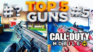 I Discovered the 5 BEST Guns with NO Recoil in Call Of Duty Mobile Season 9 [upl. by Zerimar]