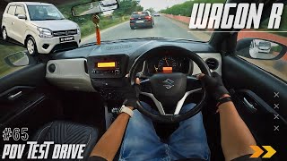 2024 MARUTI SUZUKI WAGON R  VXI  1L 66BHP  POV Drive 65  4K  REV GEARSHIFT maruti wagonr [upl. by Fiedling]