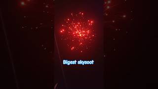 Biggest Skyshoot  ✓ fireworks shorts [upl. by Frymire]