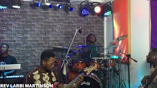 GHANA HIGHLIFE STUDIO SESSION WITH REV LARBI MARTINSON ME DO WO [upl. by Teirrah]