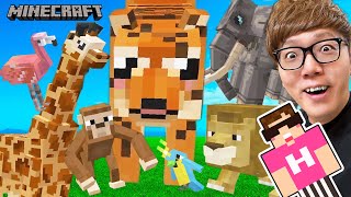 マイクラで動物園に行ったら楽しすぎた【マインクラフト】【Minecraft】 [upl. by Ivie]