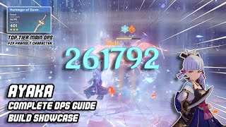 Ayaka Build and Guide Main DPS  Genshin Impact [upl. by Idnahr]