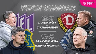 Der SuperSonntag bei MAGENTA SPORT  3 Liga [upl. by Airetahs]