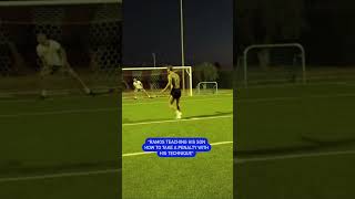 Sergio Ramos Shows His Son How to Master a Penalty Kick 🔥Football SergioRamos PenaltyKick [upl. by Oinotnaocram810]