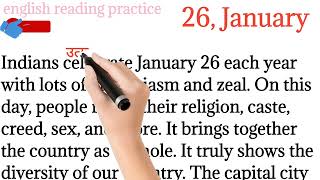 579Republic Day essayenglish reading paragraphEnglish reading practice Englishreadingpractice [upl. by Odraleba534]