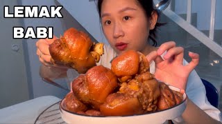 MUKBANG LEMAK BABI KECAP 🫠 jejezhuangexplore jejezhuang [upl. by Norda]