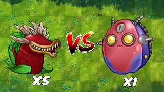 PVZ Fusion Challenge  5 Fusion Plants Vs Super Mechanical Bowling  Who will win [upl. by Farkas82]