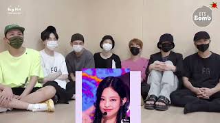 Bts reaction Blackpink tiktok 🖤💝 [upl. by Aliuqehs]