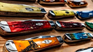 My Full Case Knife Collection Part 1 Trappers Sodbusters and Mini Trappers [upl. by Hyacinthe]