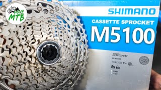 Part 2 Deore M5100 1151T The VERSATILE Shimano 11 Speed Cassette Installation Review vs M6100 [upl. by Adihsar]