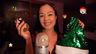 JOULUASMR 🎄 Hengaillaan ja testataan erilaisia ääniä ✨ [upl. by Kissie]