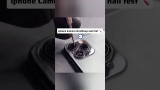 Will it Survive  Durability Test iPhone 11 Pro Max Camera Lens vs Metal Nail  viral shorts [upl. by Goldina434]