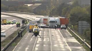 At least seven dead in horrific M5 motorway smash [upl. by Greenquist930]