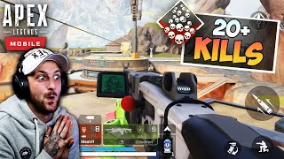 Apex Legends Mobile PRO Gameplay PATHFINDER 20 KILL BADGE UNLOCKED [upl. by Lianne340]