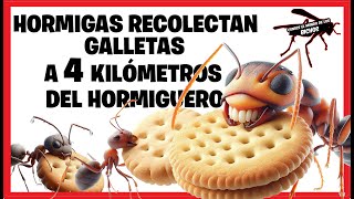 HORMIGAS RECOLECTAN Y TRANSPORTAN AL NIDO  MESSOR BARBARUS [upl. by Neirod]