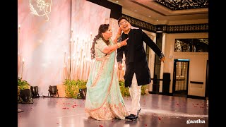 Maa Da Laadla Bigad Gaya  Mother  Son Sangeet Performance [upl. by Schonfield]