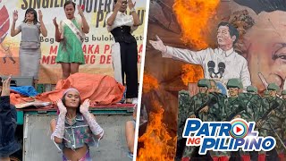 Malikhaing paraan ng pagpoprotesta tampok sa SONA 2024 rally  Patrol ng Pilipino [upl. by Zigmund]