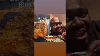 BBQ Beef Ribs cooking recipe bbq food [upl. by Perrins504]