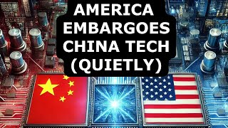 America embargoes China chips quietly asml geopolitics [upl. by Aneetsyrk]