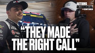 Denny Hamlin’s Raw Reaction to the Shocking Last Lap Drama at Martinsville [upl. by Leona]