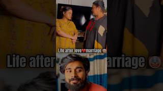 After love marriage ❤️🤡 bengali funny funnyvideo comedy youtubeshorts couple viralvideo [upl. by Ateekal]